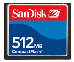 COMPACTFLASH CARD SDCFB-512-A10